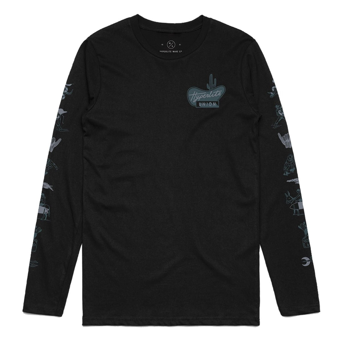 Hyperlite Union LS Tee in Black - BoardCo