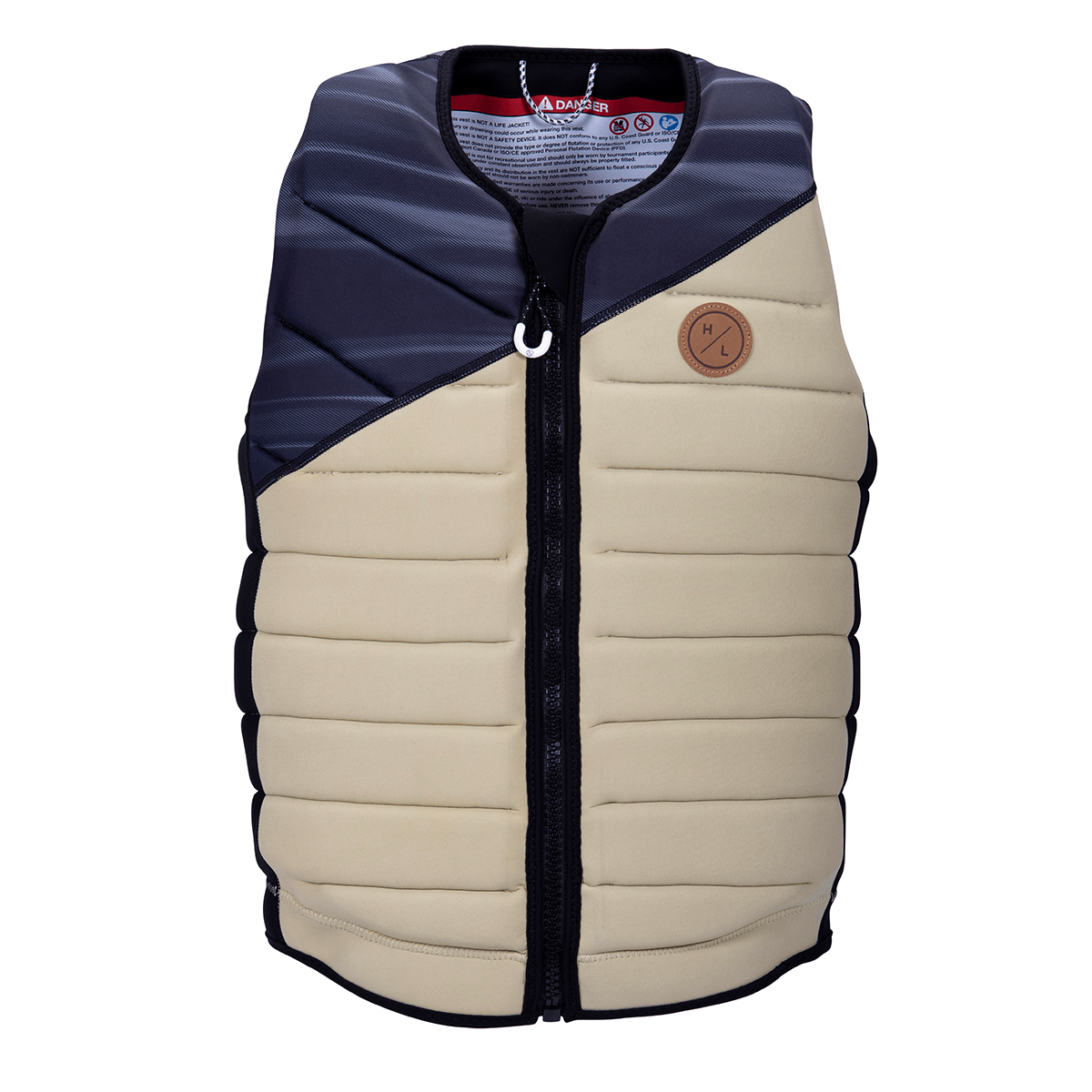 Hyperlite Wishbone Comp Wake Vest in Tan/Blue - BoardCo