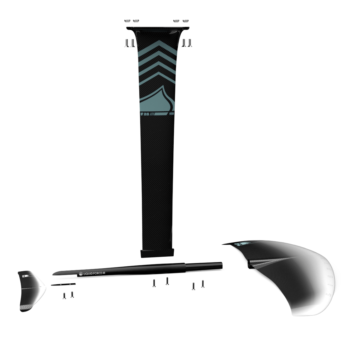 Liquid Force Carbon Horizon 155 Wake Foil Set (Mast & Wing) - BoardCo