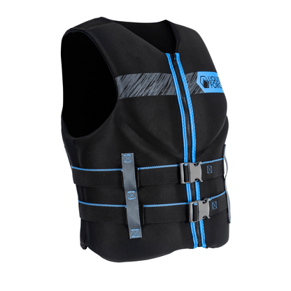 Liquid Force Classic Hinge Men's CGA Life Jacket in Black/Blue - BoardCo