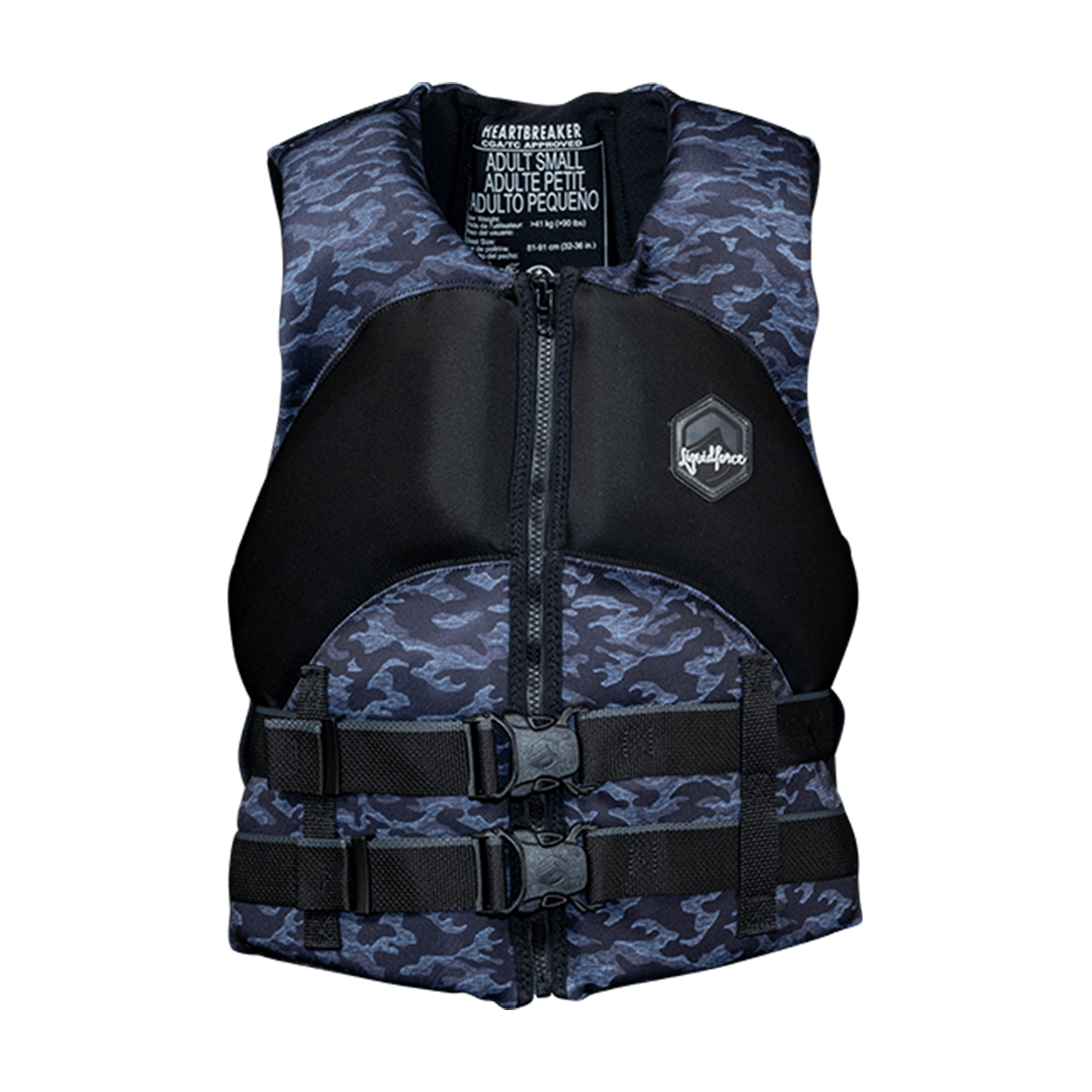 Life Jacket Rope Liquid Force Heartbreaker Life Jacket in Black Camo | BoardCo – BoardCo