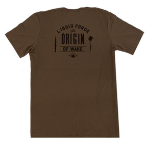 Liquid Force Origins Tee in Mil Green - BoardCo