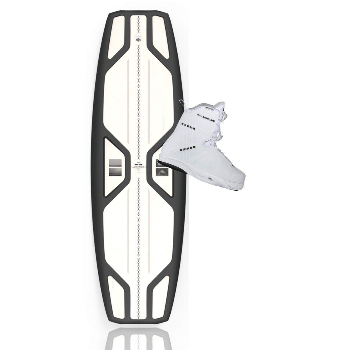 Liquid Force Unity Aero w/ Aero 6X White Wakeboard Package 2023 - BoardCo