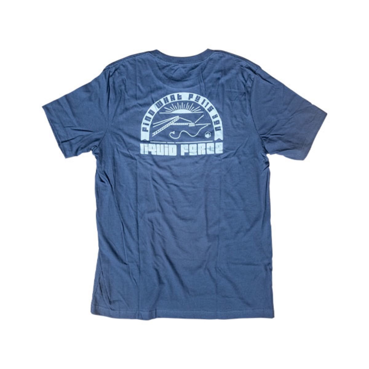 Liquid Force What Pulls You Tee in Navy - BoardCo