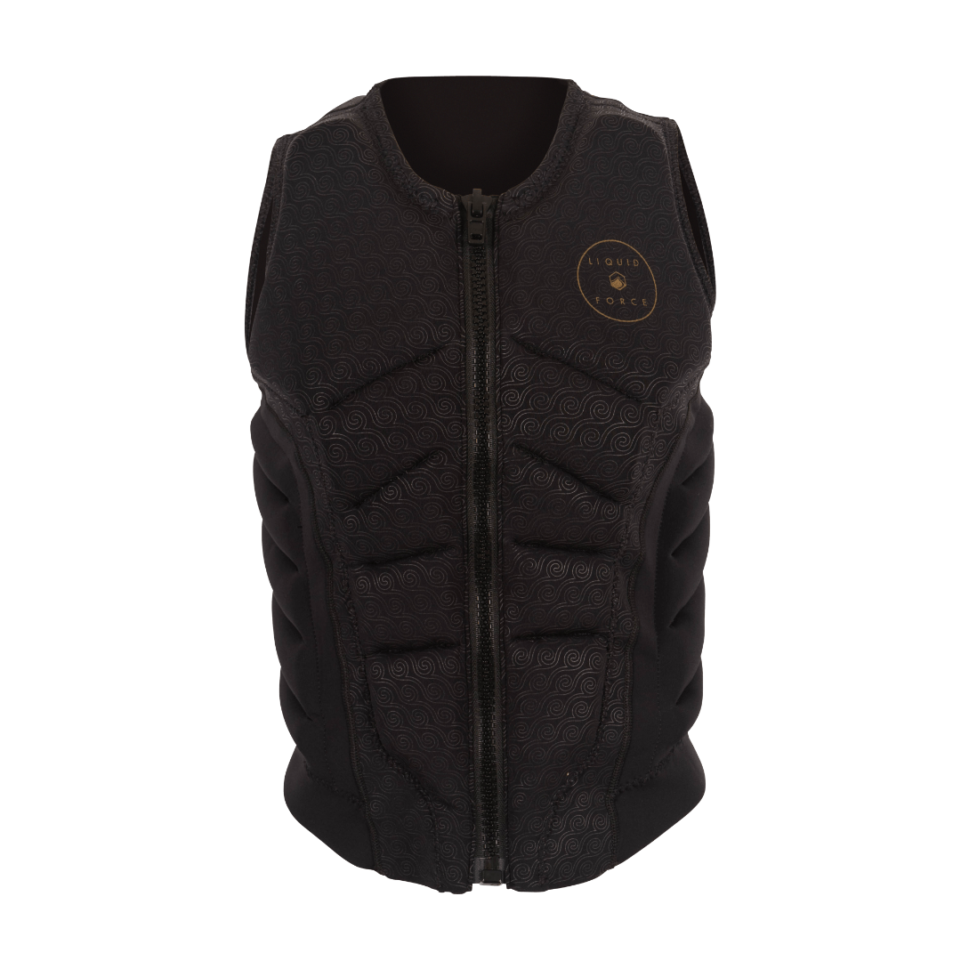 Liquid Force Women's Ghost Comp Wake Vest in Black - BoardCo