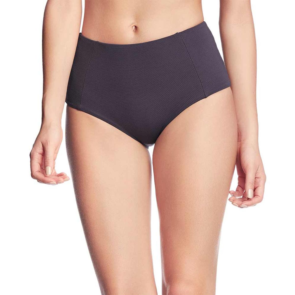 Maaji Blackberry Velvet Bardot Bikini Bottom in Dark Purple - BoardCo