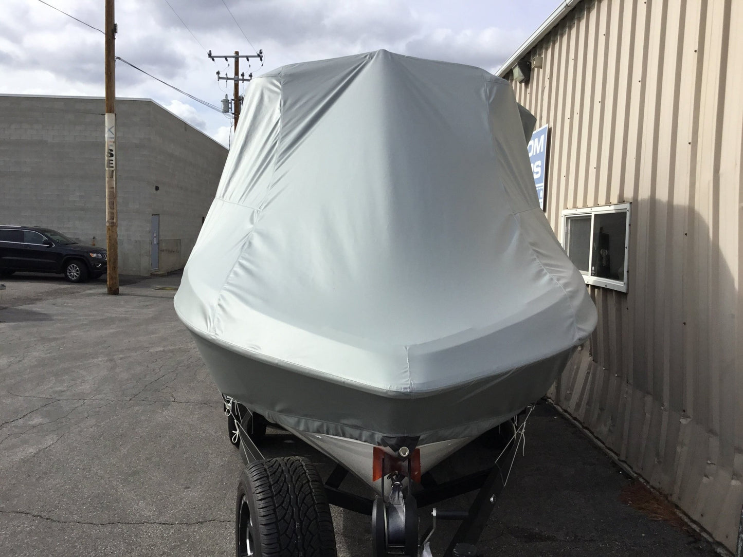 Malibu 22 LSV G-3.5 With Factory Bimini Double Up Storage Cover - BoardCo