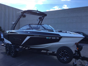 Malibu 22 LSV G-3.5 With Factory Bimini Double Up Storage Cover - BoardCo