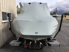 Malibu 22 LSV G-3.5 With Factory Bimini Double Up Storage Cover - BoardCo