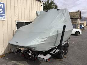 Malibu 22 LSV G-3.5 With Factory Bimini Double Up Storage Cover - BoardCo