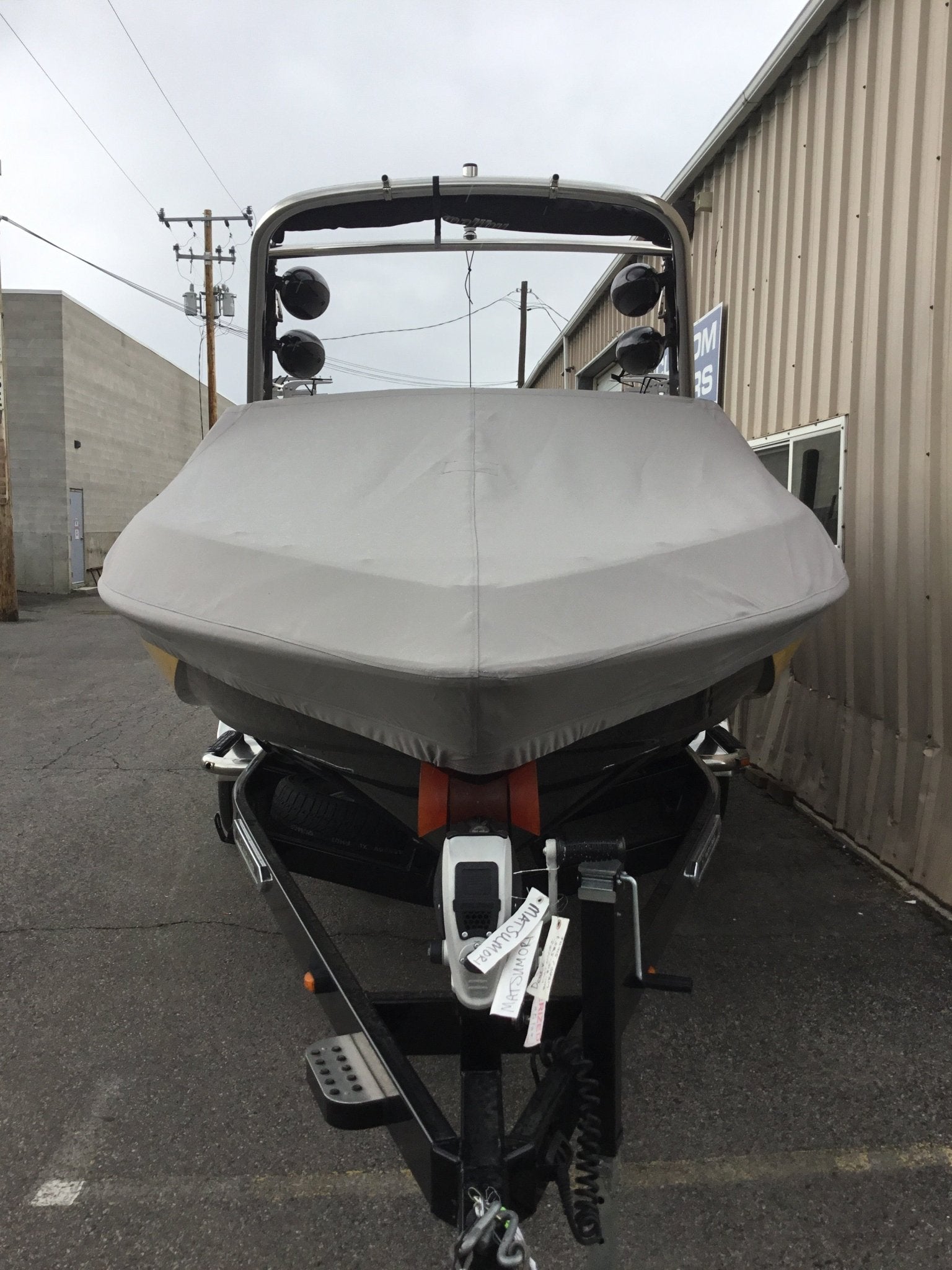 Malibu 23 LSV Wake Setter Cinch Cover - BoardCo