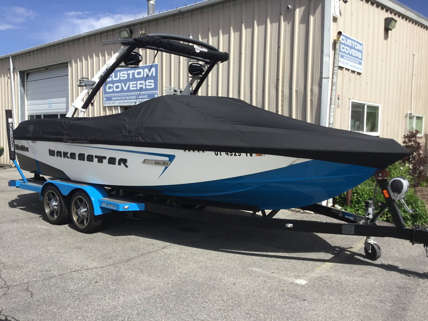 Malibu 23 LSV Wakesetter Cinch Cover - BoardCo