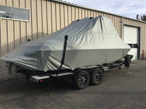 Malibu 23 LSV with G3.5 Tower and Factory Bimini Double Up Storage Cover - BoardCo