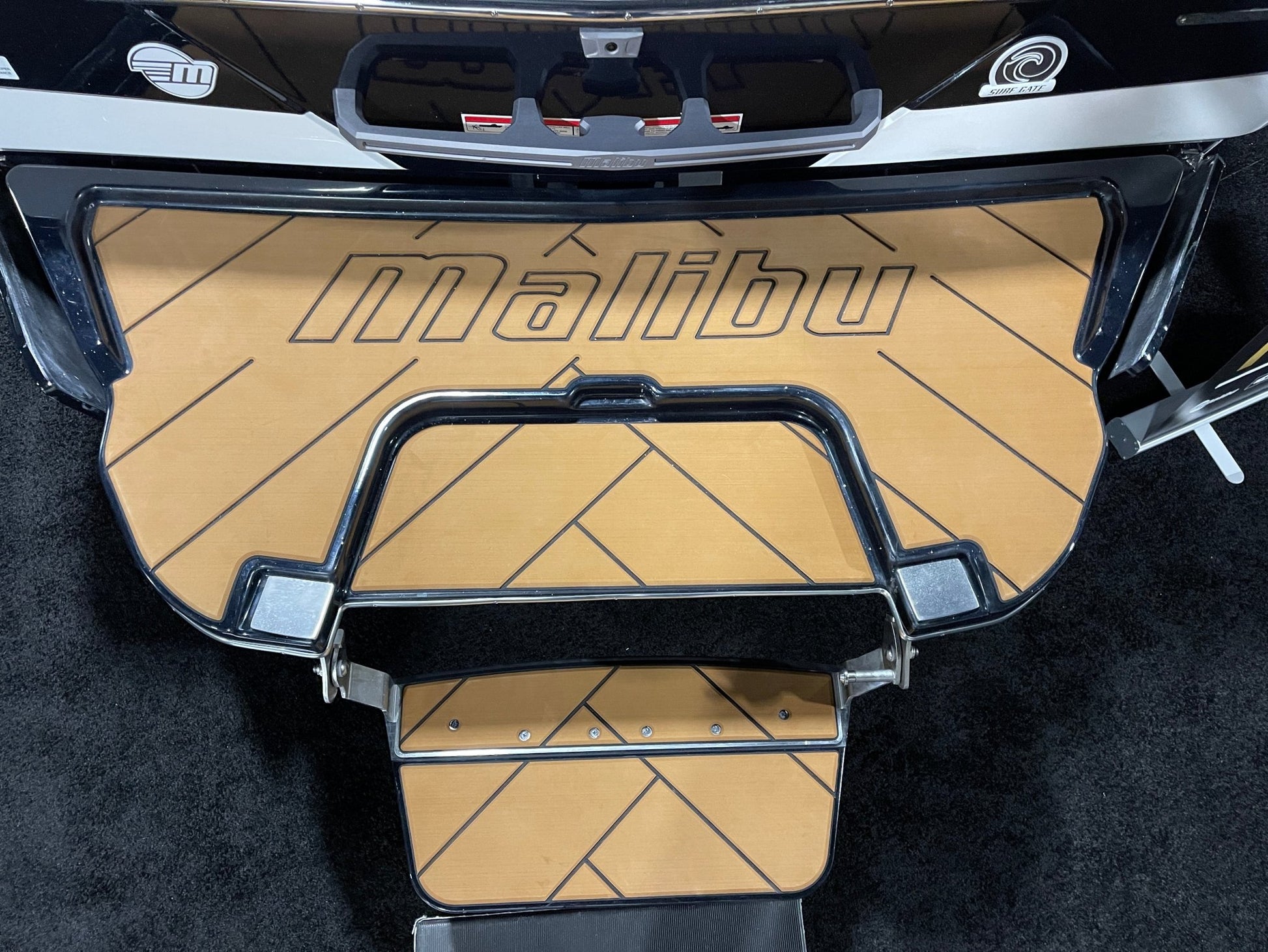 Malibu LSV with step Swim Platform Cover - BoardCo