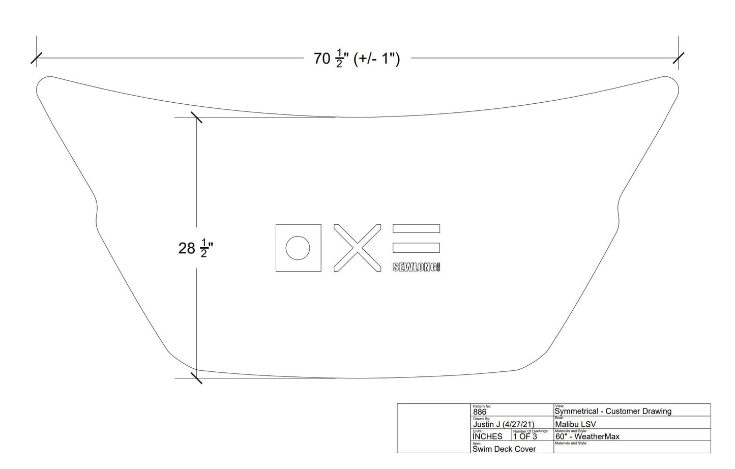 Malibu Surf Gate Swim Platform Cover - BoardCo