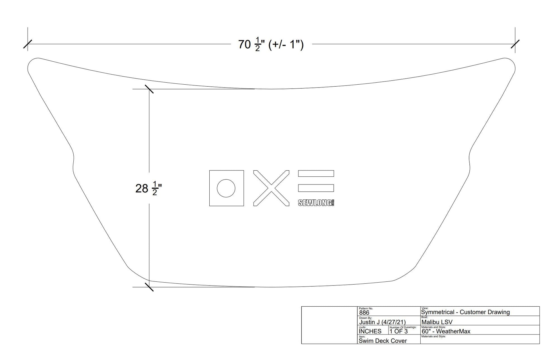 Malibu Surf Gate Swim Platform Cover - BoardCo