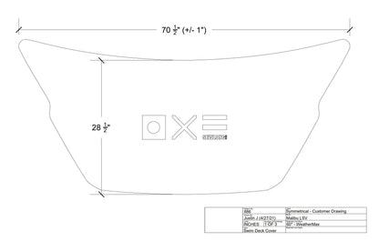 Malibu Surf Gate Swim Platform Cover - BoardCo