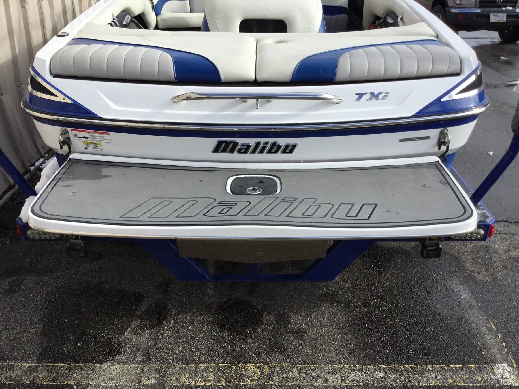 Malibu TXi Swim Platform Cover - BoardCo
