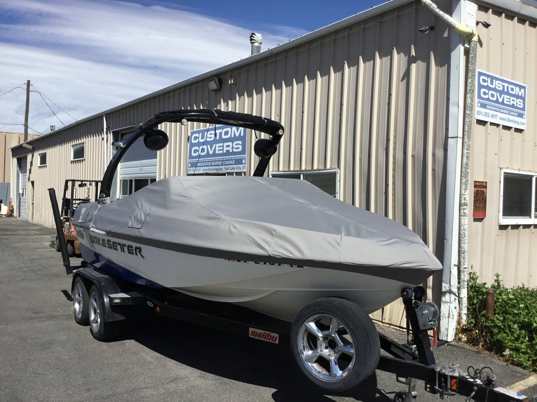 Malibu VLX 21 Illusion Tower Cinch Cover - BoardCo