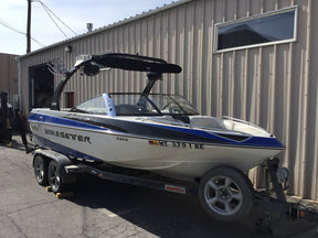 Malibu with Illusion Tower Folding Canopy Top - BoardCo