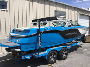 MasterCraft NXT22 with ZFT2 Tower Double Up storage Cover - BoardCo