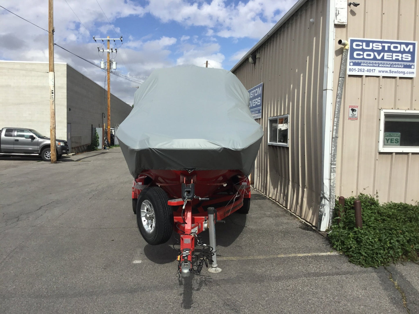 MasterCraft X23 With Factory Bimini Double Up Storage Cover - BoardCo