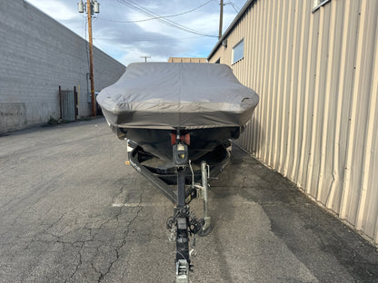 MasterCraft X35 with ZFT5 Tower and factory bimini TD Ratchet Cover - BoardCo