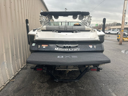 MasterCraft X35 with ZFT5 Tower and factory bimini TD Ratchet Cover - BoardCo