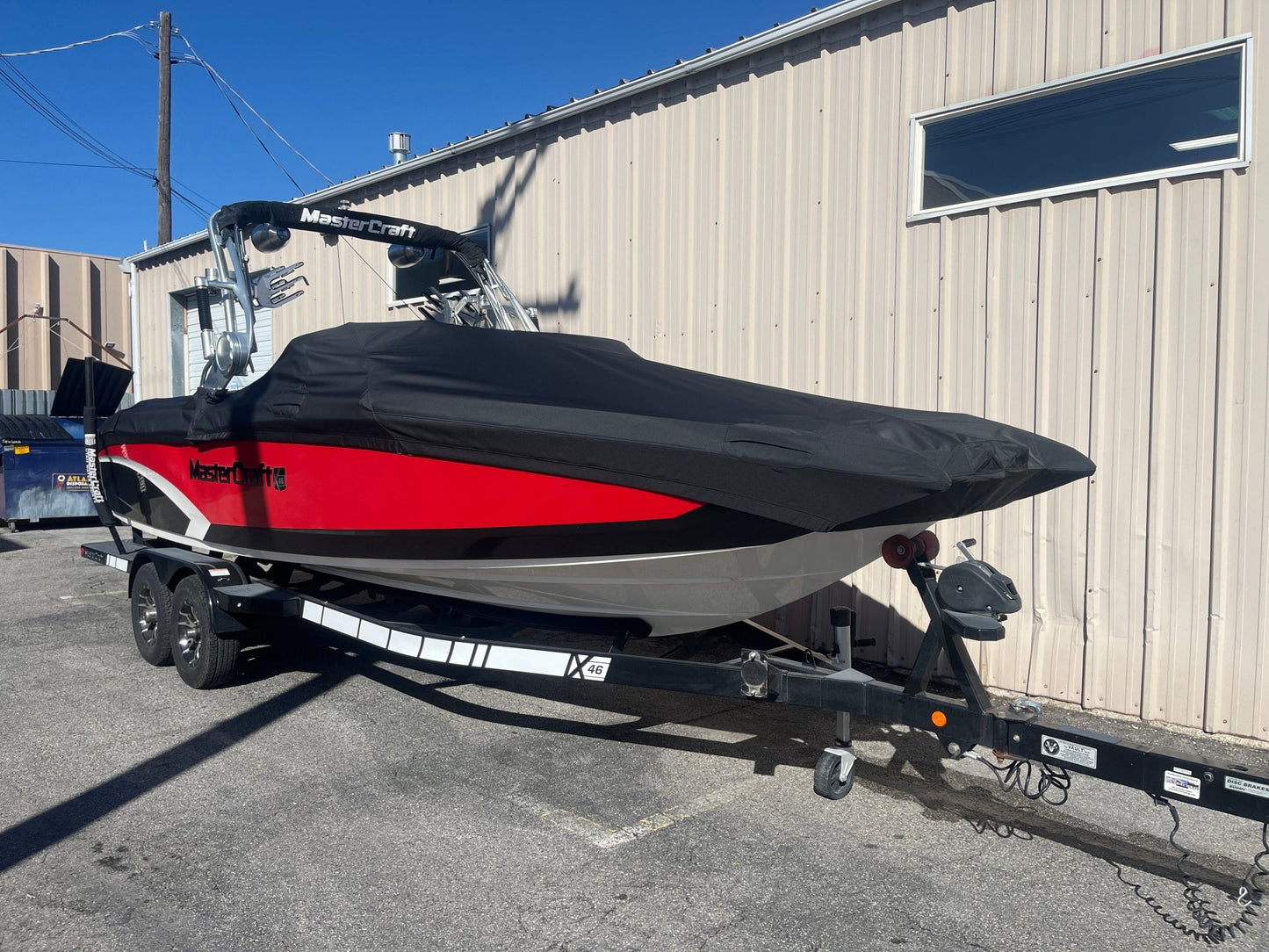 MasterCraft X46 With ZFT4 Tower Cinch Cover - BoardCo