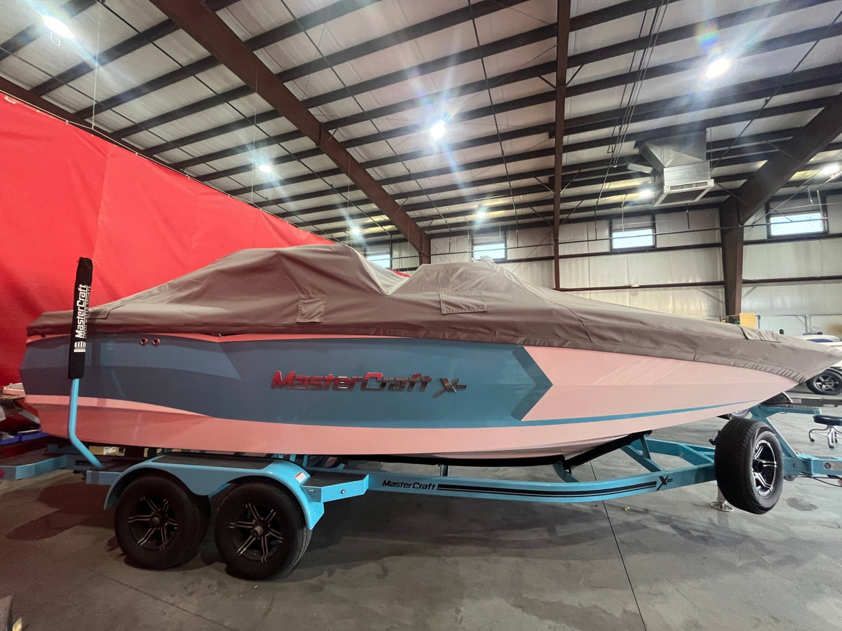 MasterCraft XStar ZFT4 with Roswell Bimini Tower Down Ratchet Cover - BoardCo