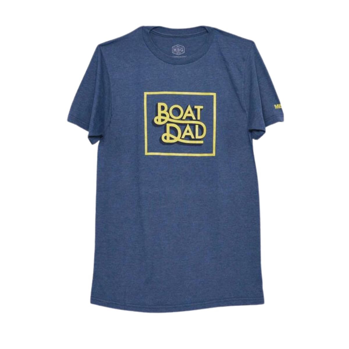 Mission Boat Dad Tee in Navy Heather - BoardCo