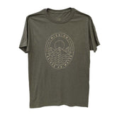 Mission On Water Men's Tee in Olive - BoardCo