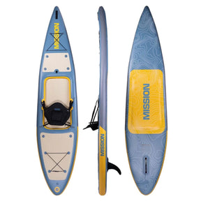 Mission Stillwater Inflatable Kayak + iSUP Crossover - BoardCo