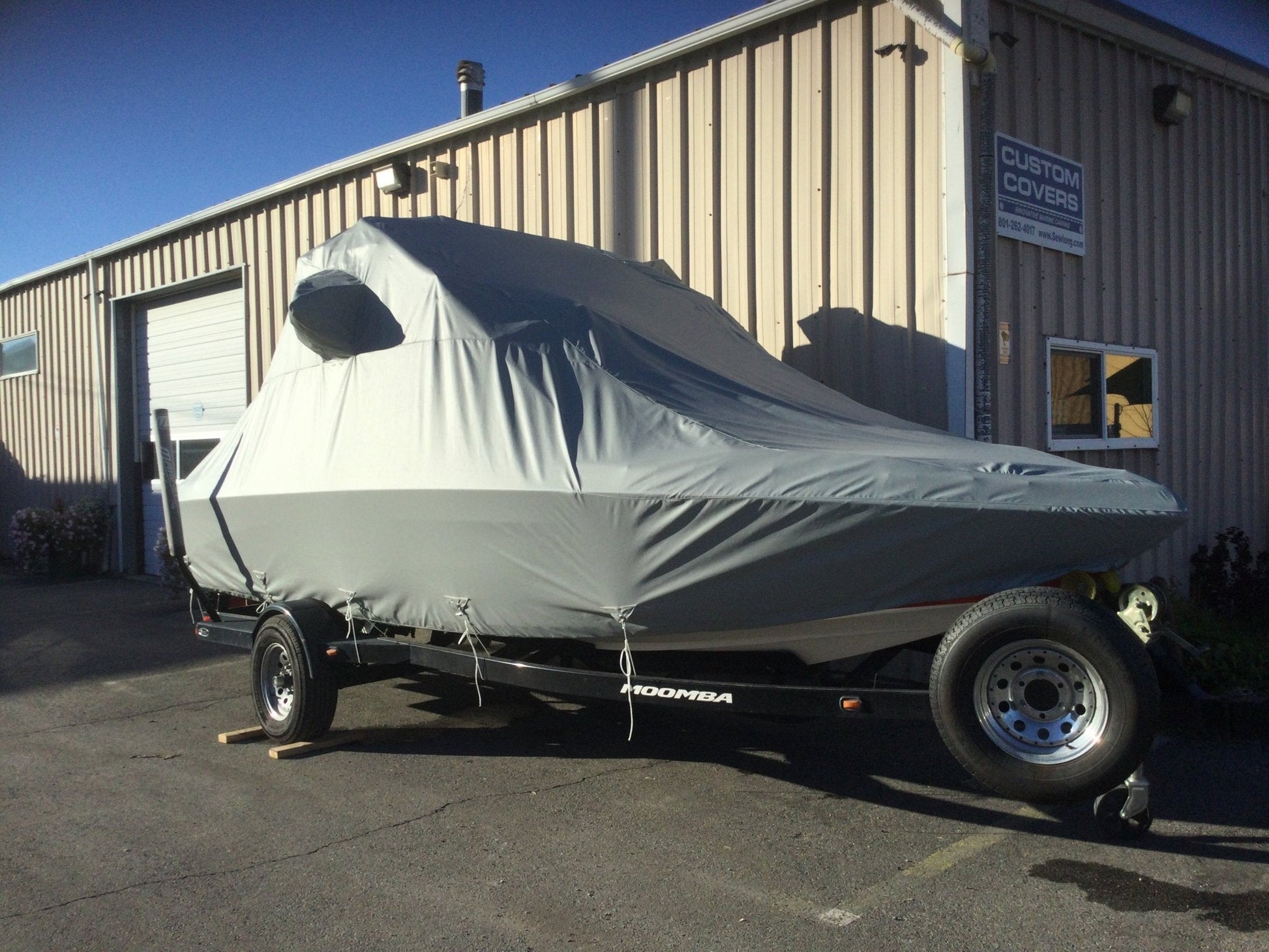 Moomba Mobius LS with Rat - A - Cage Gen 3 Tower and FCT Bimini Double Up Storage Cover - BoardCo