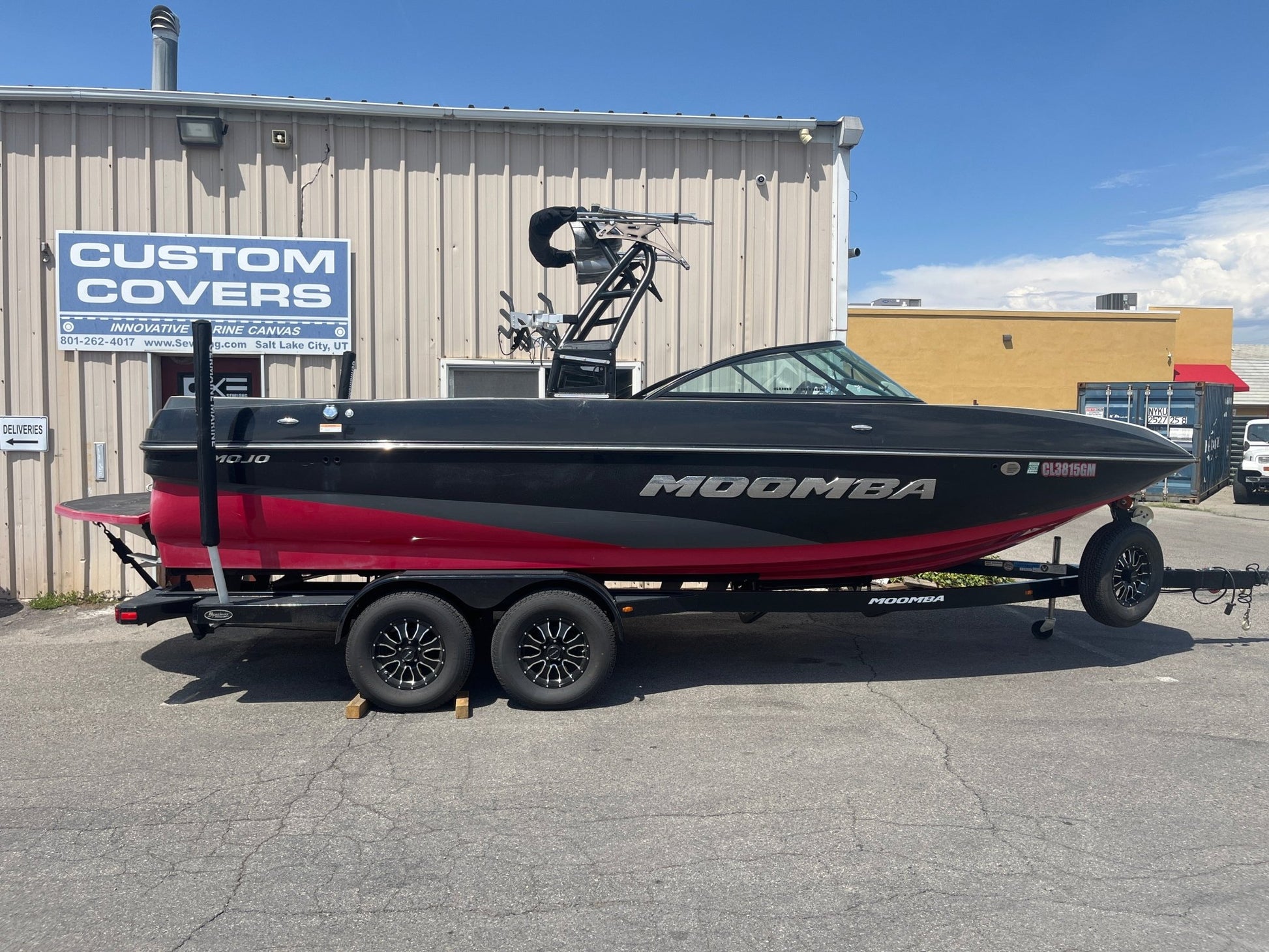 Moomba Mojo Aviator tower Cinch Cover - BoardCo