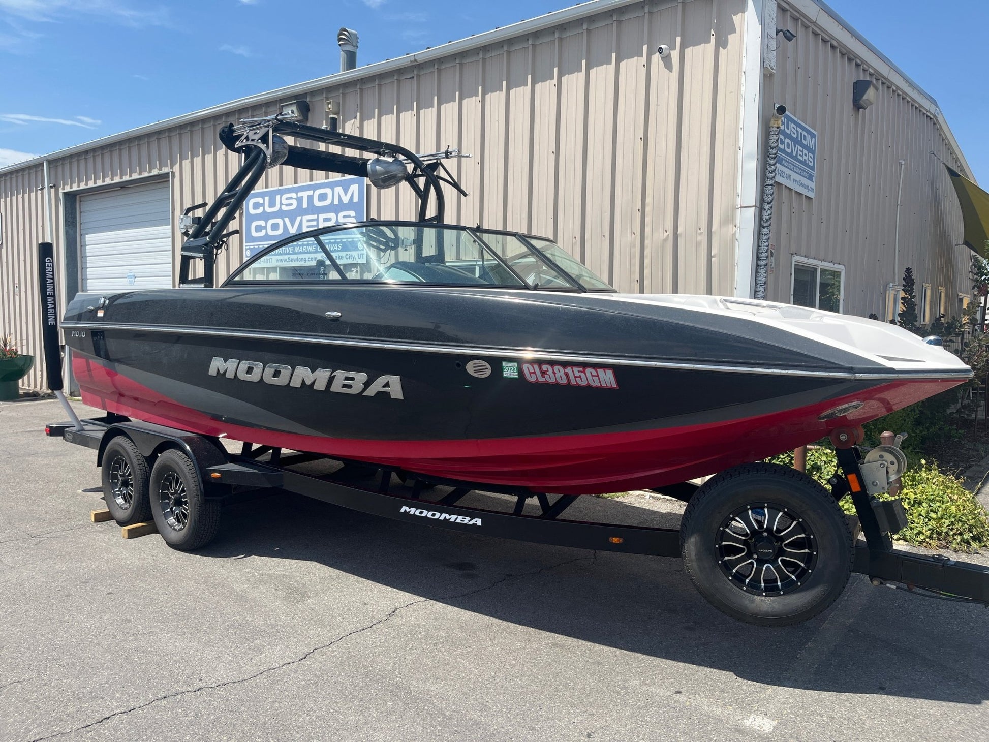 Moomba Mojo Aviator tower Cinch Cover - BoardCo