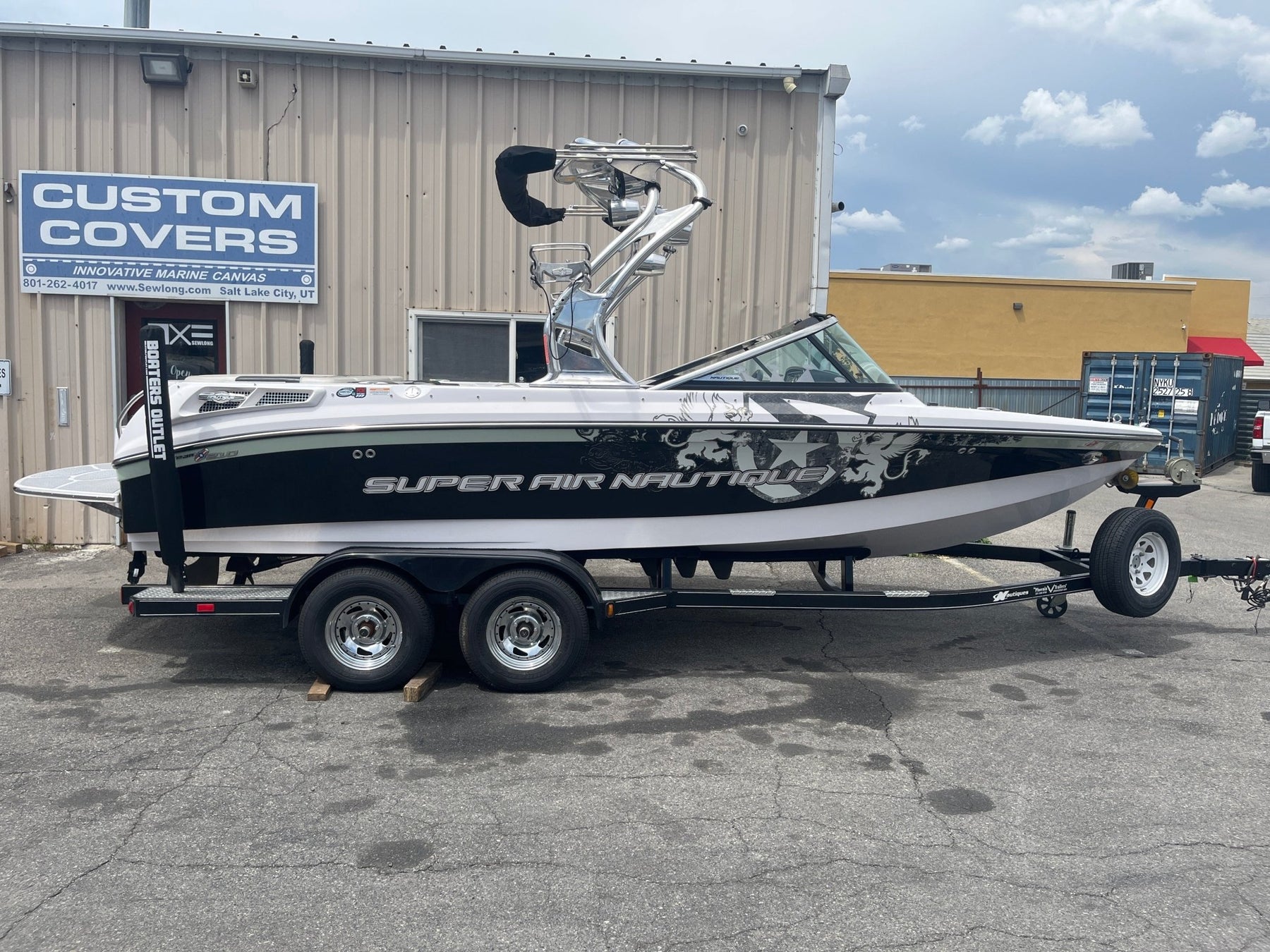 Nautique 210 Flight Control Tower Folding Canopy Top - BoardCo