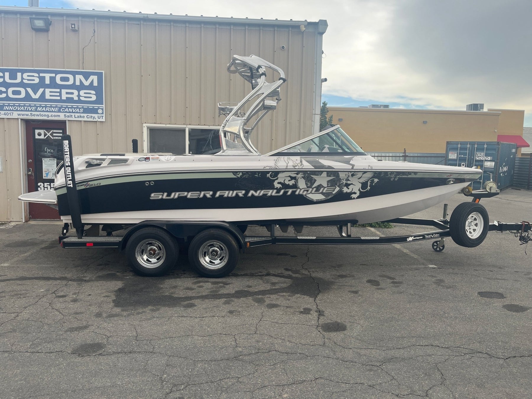 Nautique 210 Flight Control Tower Folding Canopy Top - BoardCo