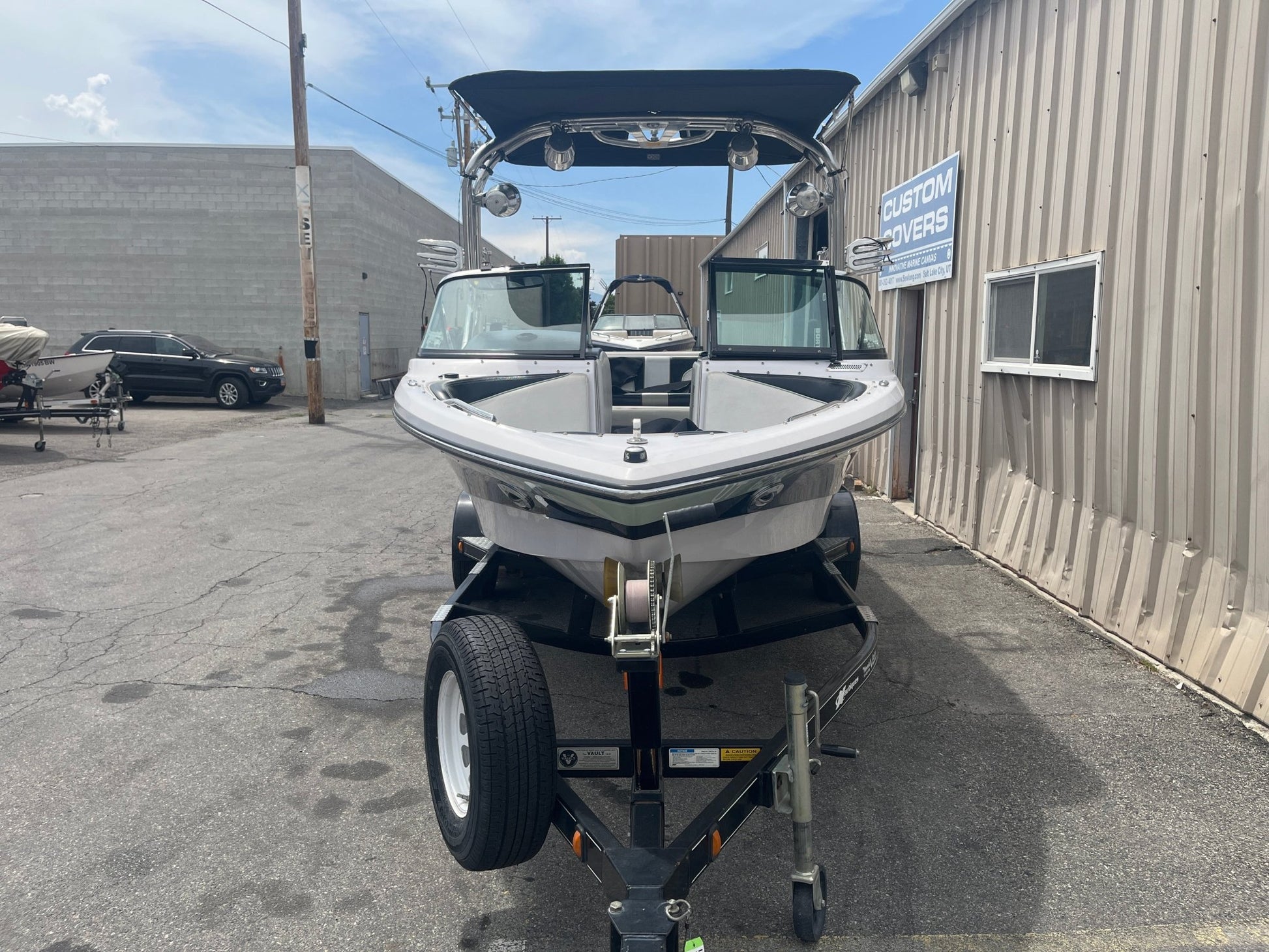 Nautique 210 Flight Control Tower Folding Canopy Top - BoardCo