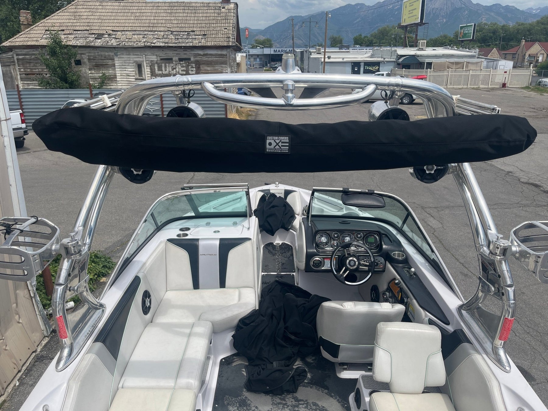 Nautique 210 Flight Control Tower Folding Canopy Top - BoardCo