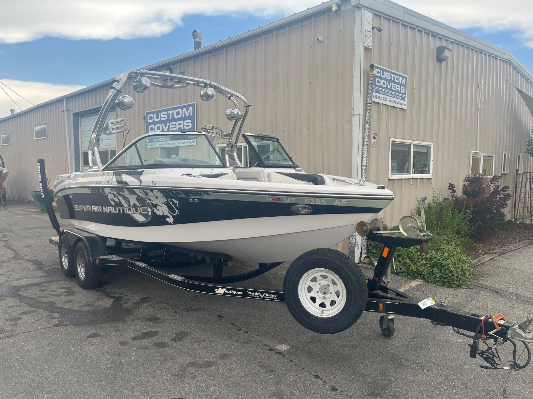 Nautique 210 Flight Control Tower Folding Canopy Top - BoardCo