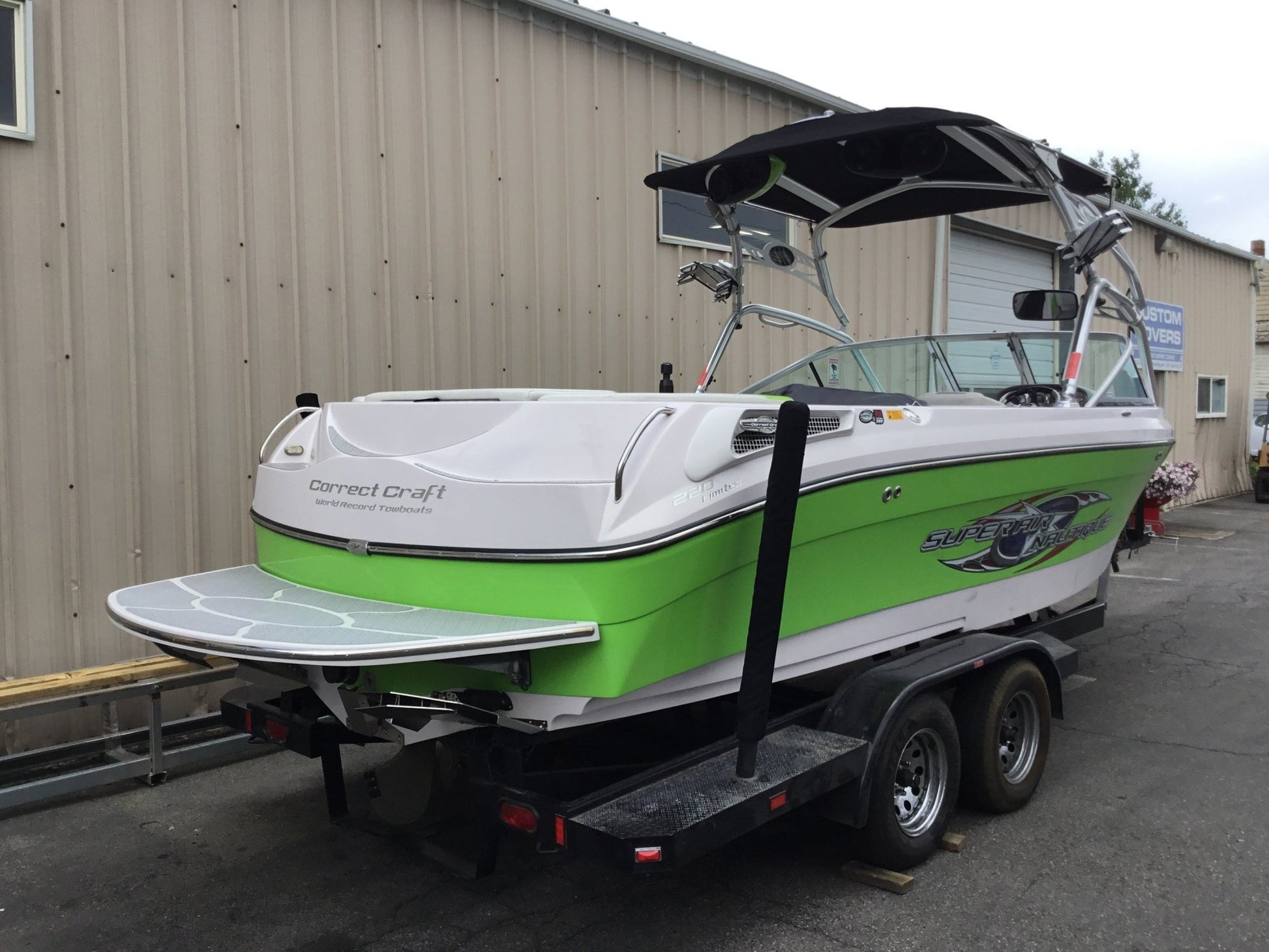 Nautique 220 Team Folding Canopy Top - BoardCo