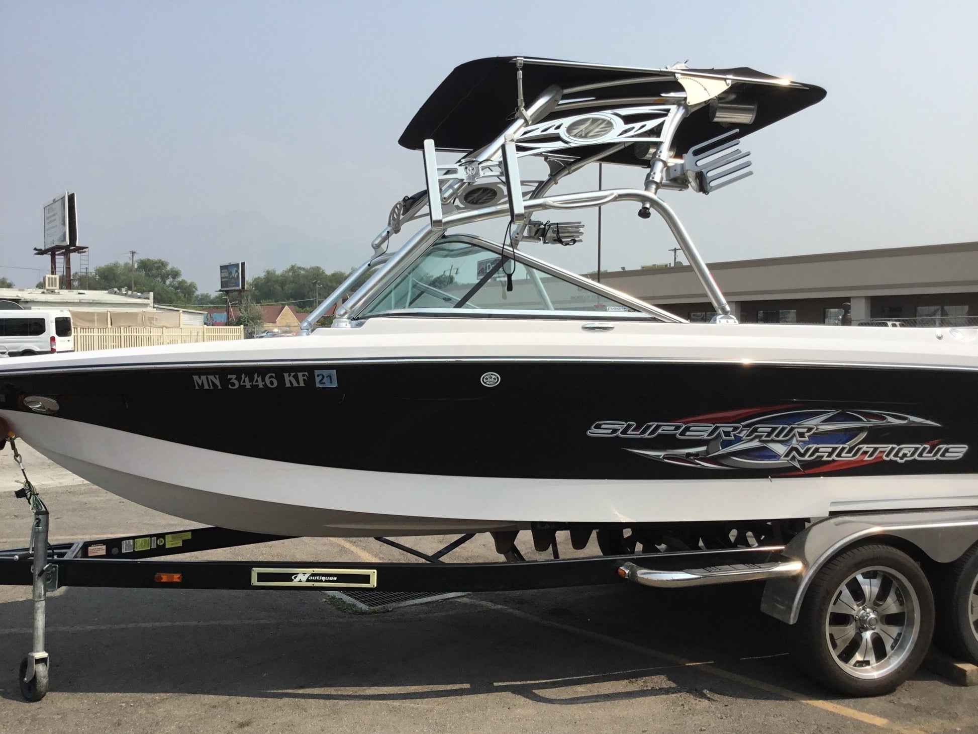 Nautique 220 Team Folding Canopy Top - BoardCo