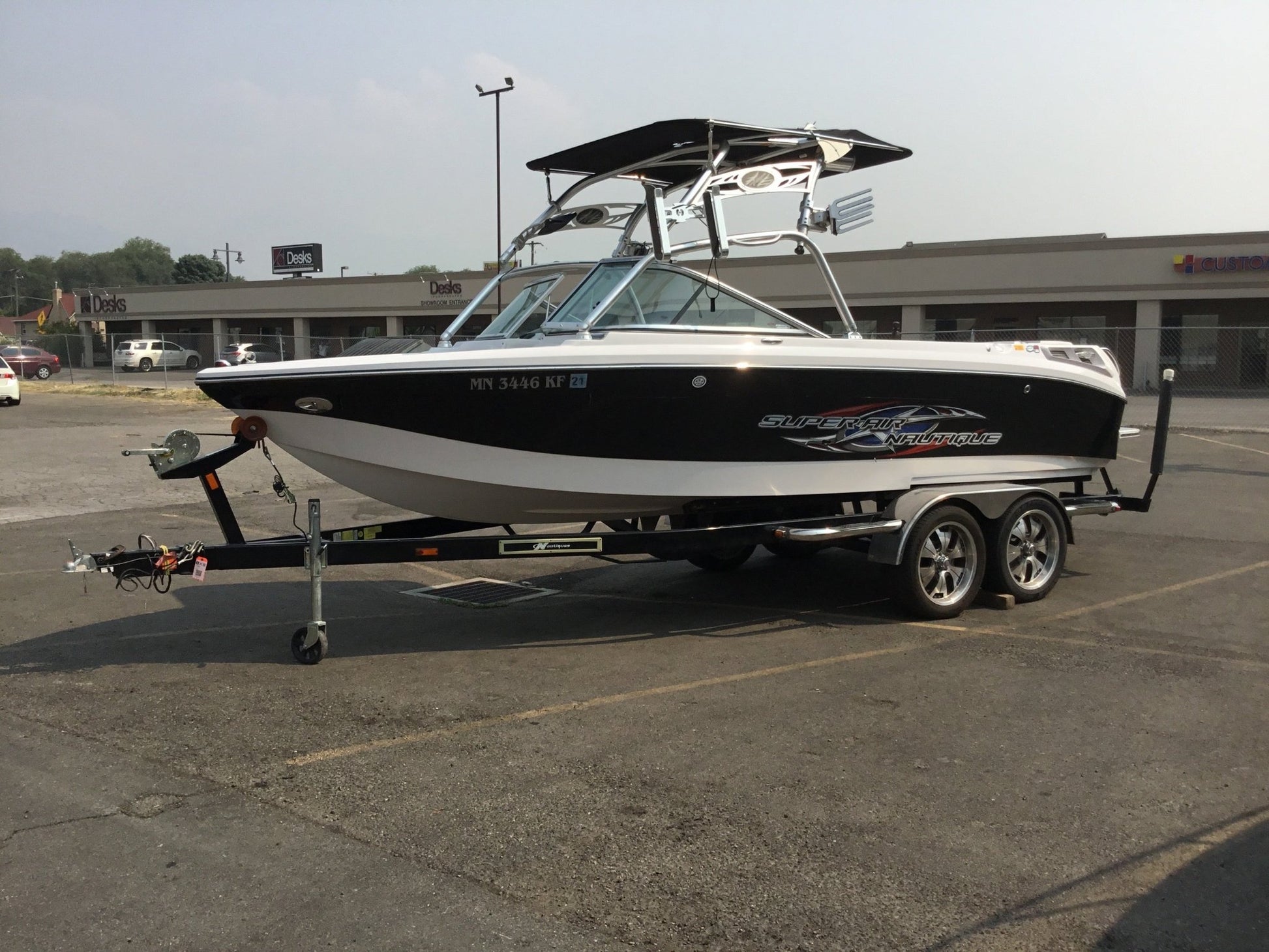 Nautique 220 Team Folding Canopy Top - BoardCo