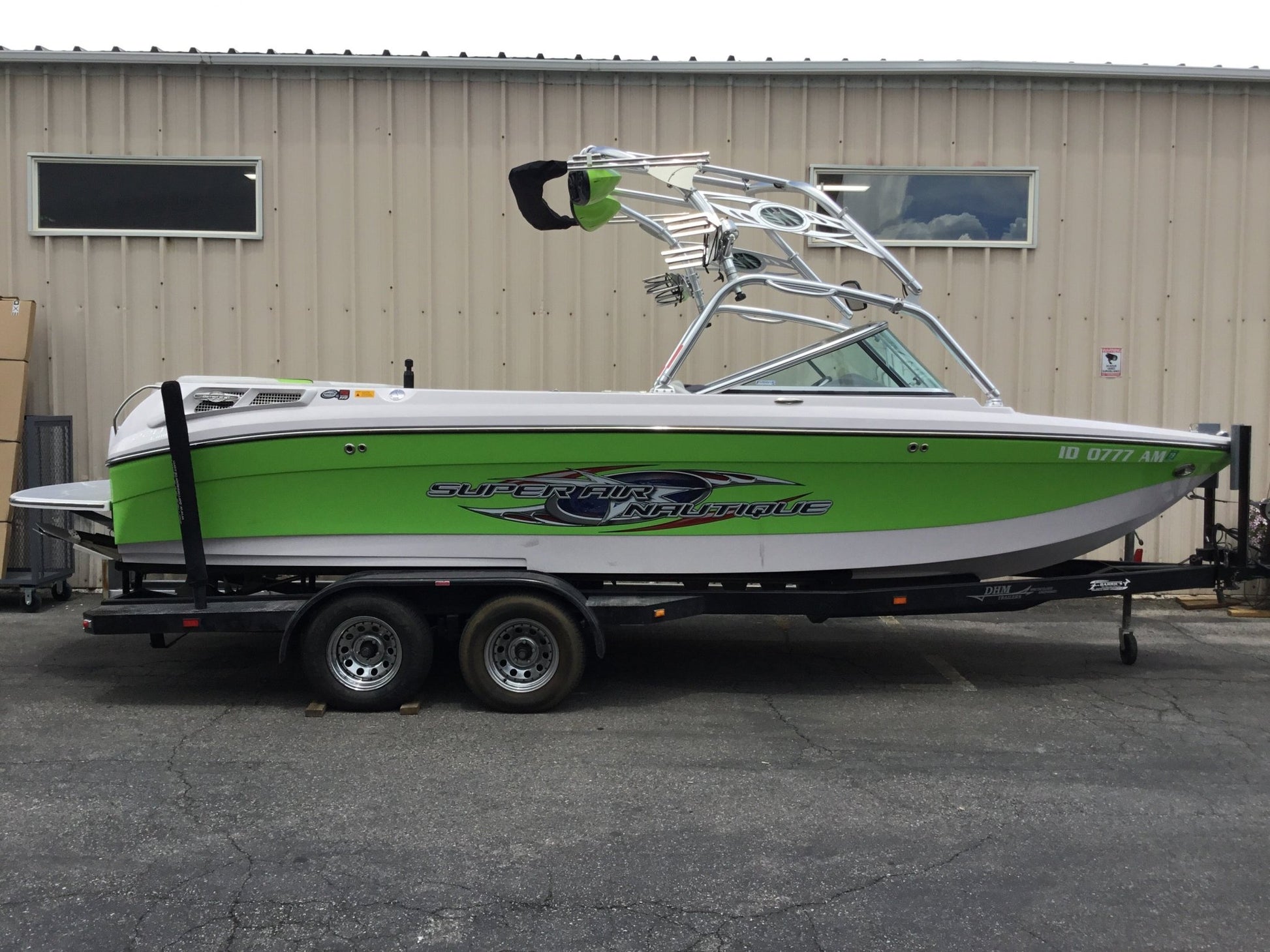 Nautique 220 Team Folding Canopy Top - BoardCo