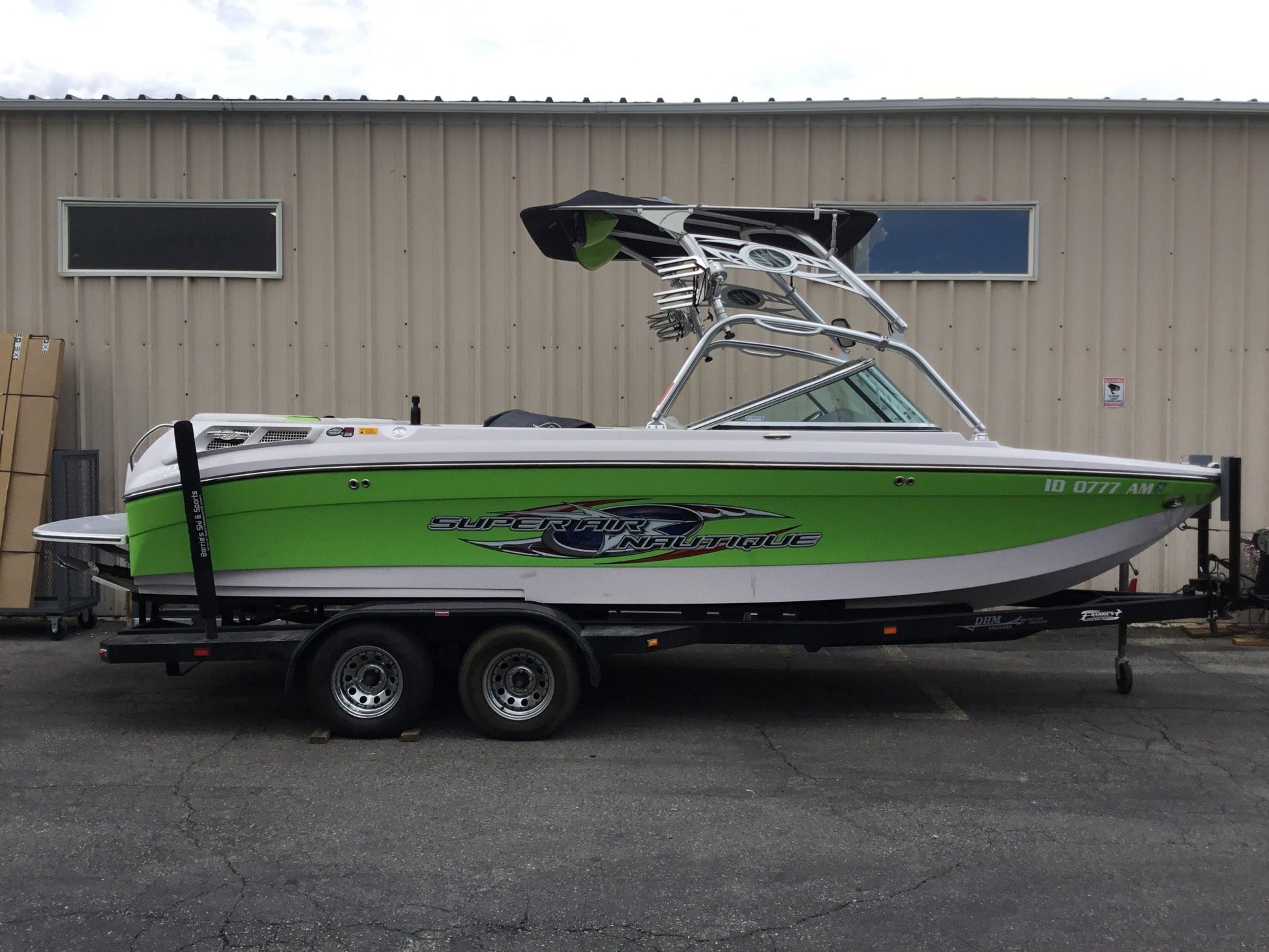 Nautique 220 Team Folding Canopy Top - BoardCo