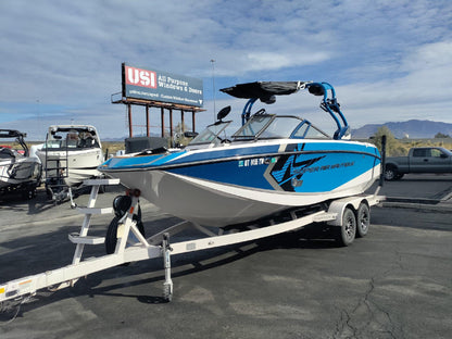Nautique G23 with Factory BImini Double Up Storage Cover - BoardCo
