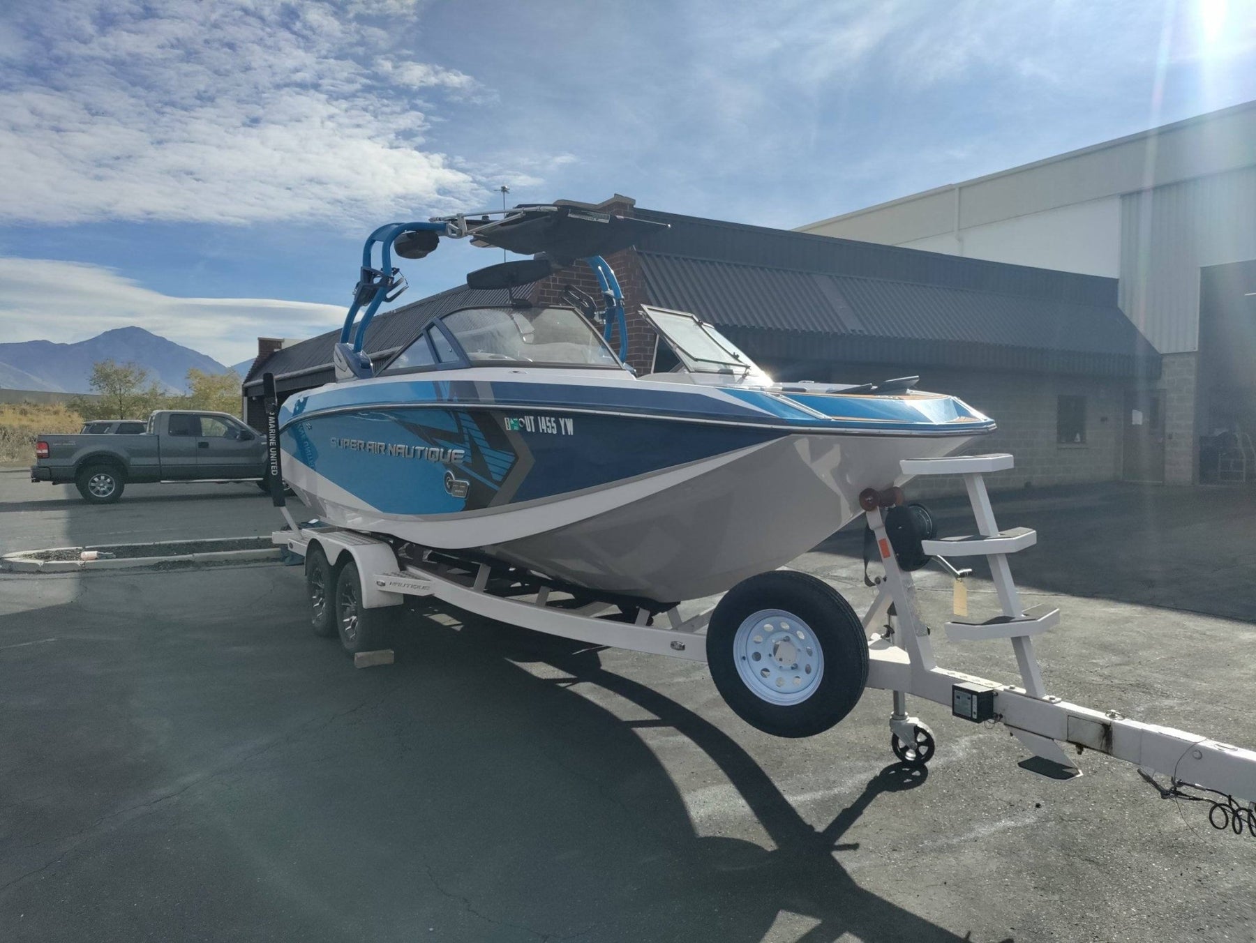 Nautique G23 with Factory BImini Double Up Storage Cover - BoardCo
