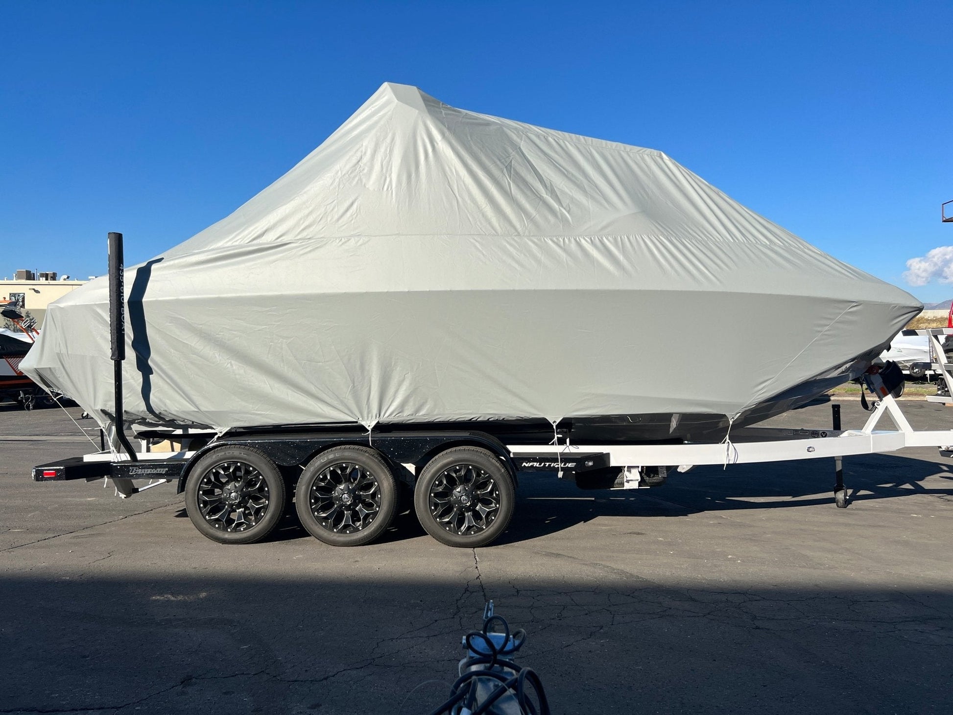 Nautique G23 with Flight Control Tower and Factory Bimini - BoardCo