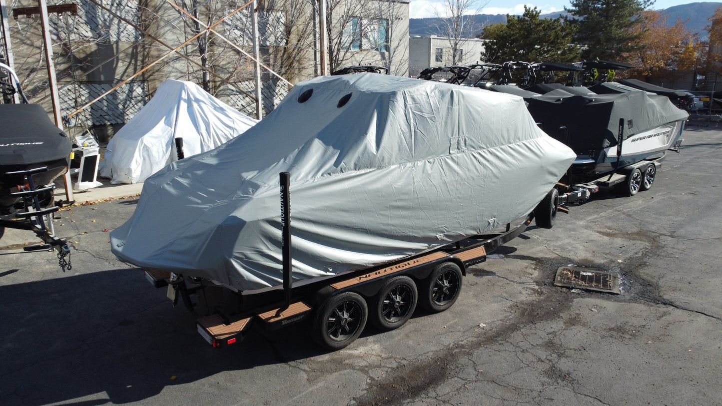 Nautique G23 with Telescoping Tower Double Up Storage Cover - BoardCo